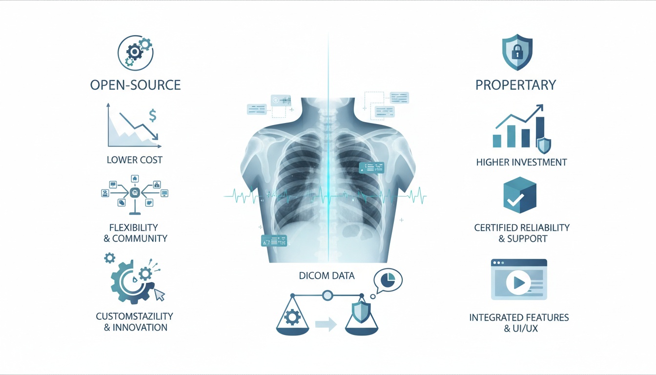 Open-source vs. Proprietary DICOM Viewers - Created by PostDICOM